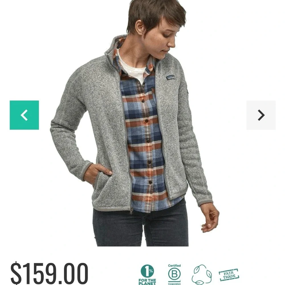 The North Face Women's Heather black & white tweed winter jacket - Picture 2 of 7